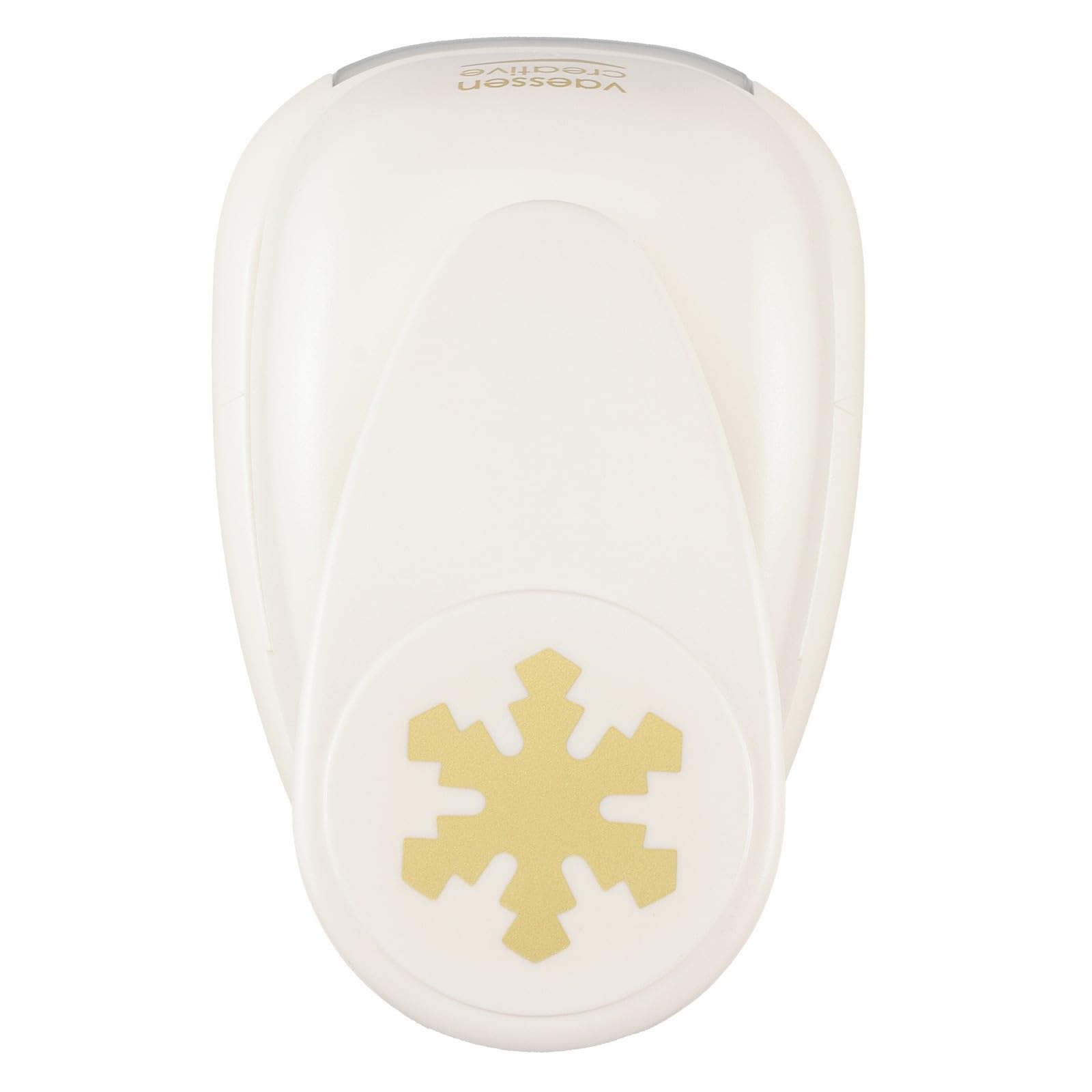Vaessen Creative Craft Paper Punch - Snowflake - 4,4 x 5 cm - Circle Cutter for Crafting and Card Making