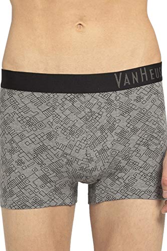 Image of Van Heusen Men's Cotton Trunks - Pack of 2 |contoured pouch for support | Antibacterial Briefs | Sweat Absorbant | Moistue Wicking | Breathable Everyday Underwear | Long Lasting Color| Solid Colors | Style 10041