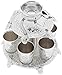 Legacy Judaica Jerusalem Style Silver Plated Fountain, 6 Cups