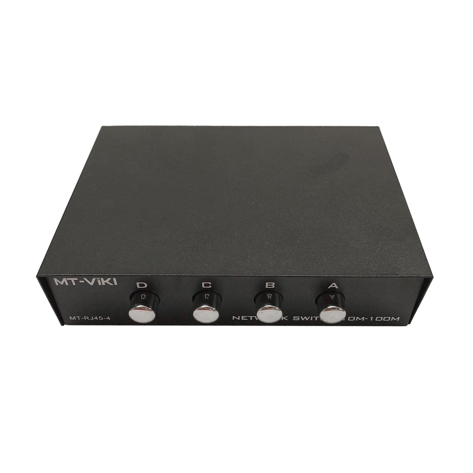CALANDIS 4 Ports Button Network Switch Splitter Hub 4-in 1-Out Or 1-in 4-Out 100M/10M-image-36