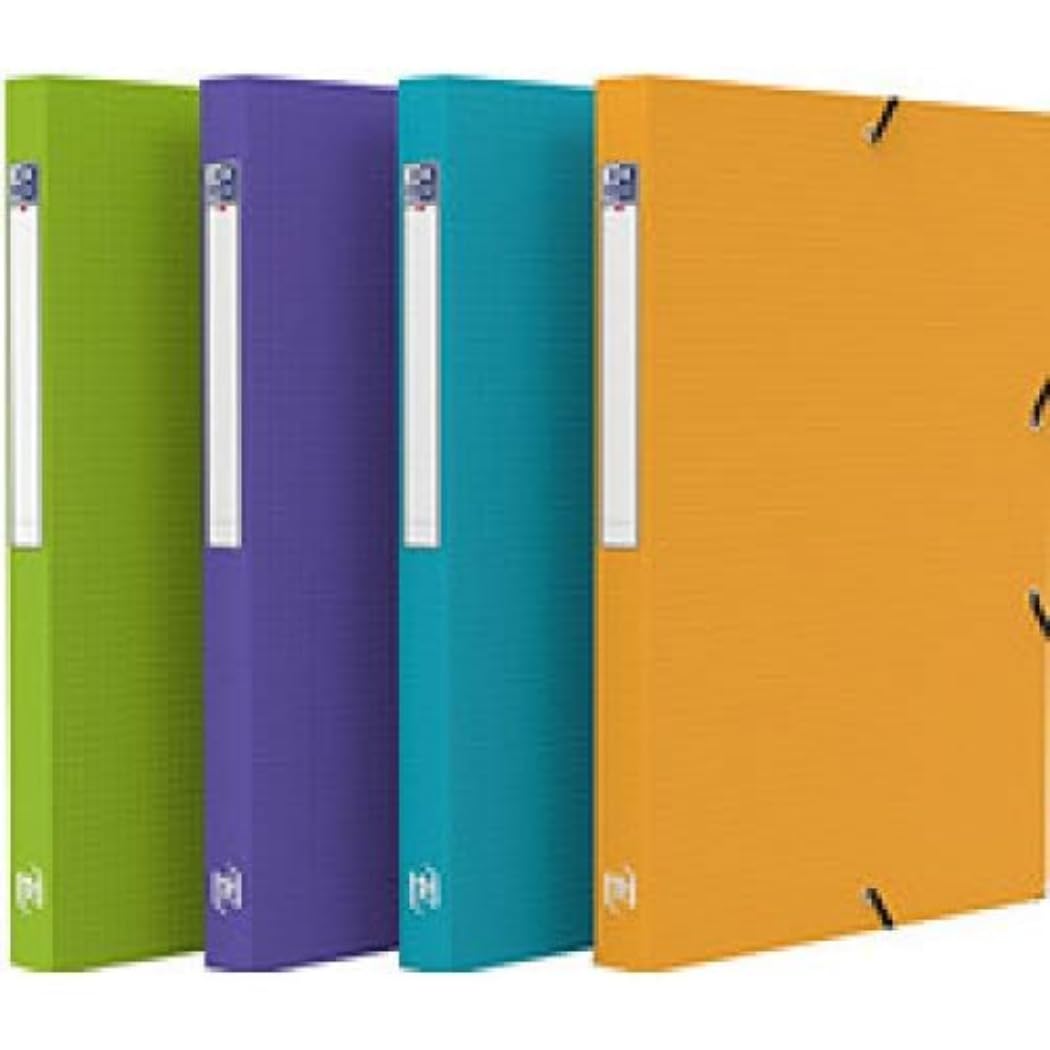 Elba Memphis 7/10e 51806 - Cartelline Portadocumenti, 240 x 320 mm, formato A4, 25 mm, Pacco da 12 Pezzi, Colori Assortiti