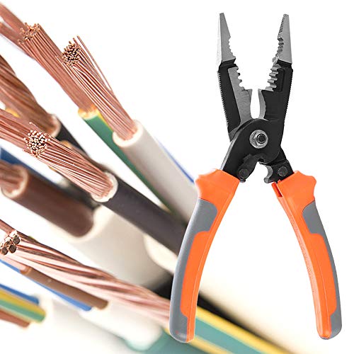 Descascador de fios 5 em 1 Ferramenta de crimpagem para eletricista de 8 polegadas Ferramenta de cri