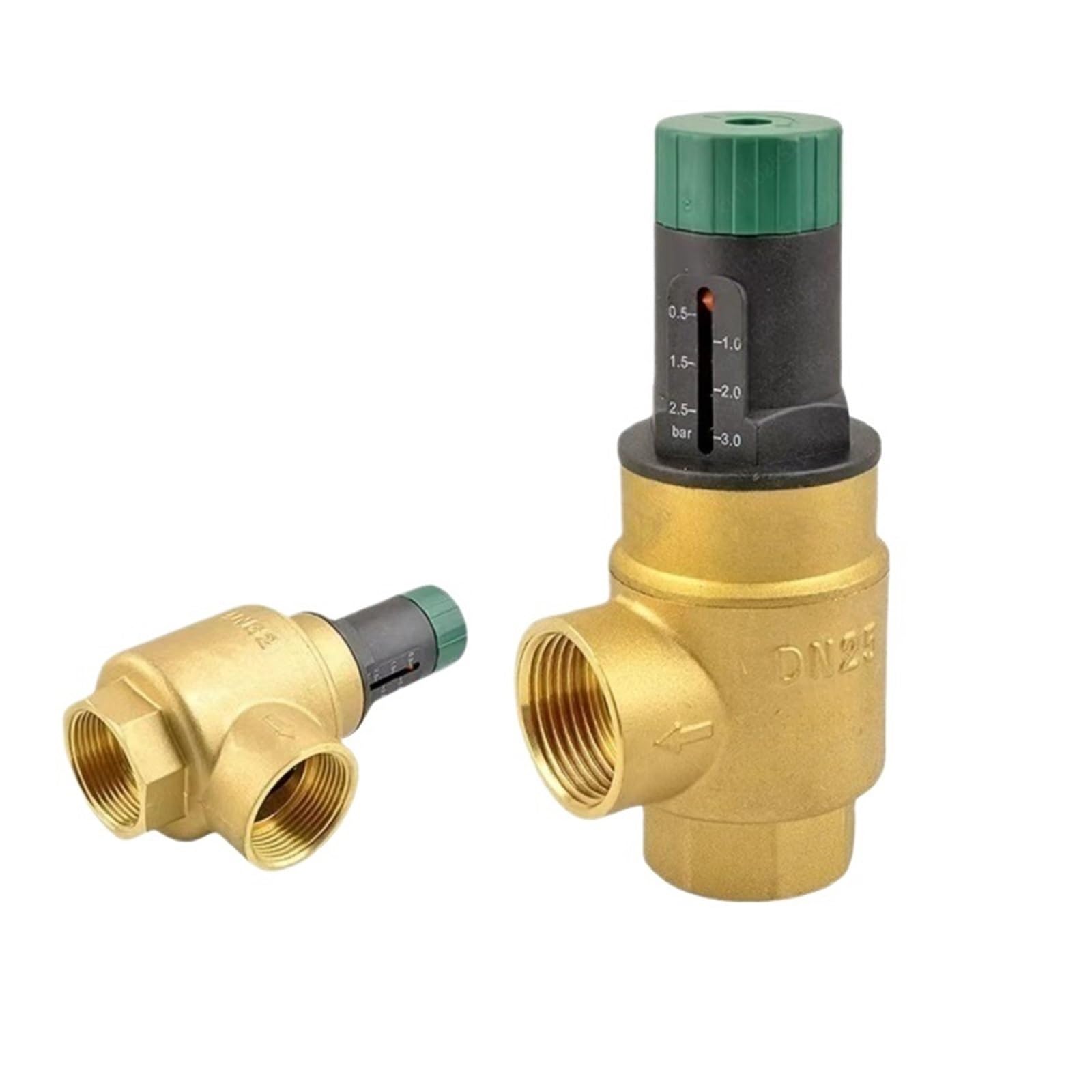 Hudfvioi Dn25 1Inch 0.2-1 Bar Brass Pressure Relief Valve Pressure Control Brass Bypass Valve For Water Pump