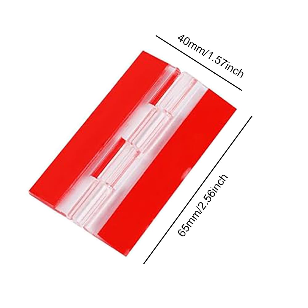 Clear Acrylic Hinges - 4 Pack Self Adhesive -2 Clear Acrylic Hinges - 4 Pack Self Adhesive -2