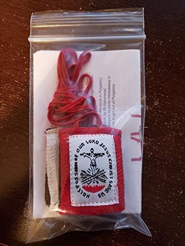 5 Fold Scapular (100% Wool) Church Approved Full Sized scapulars