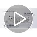 puredown® Natural Goose Down Feather Pillows for Sleeping Oval Gusseted Feather Down Pillow 100% Cotton Pillow Cover with Leaf Quilting King Set of 2