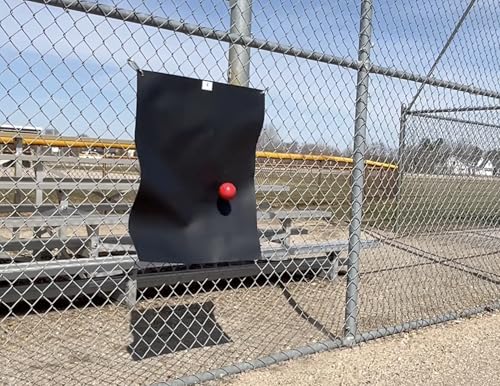 Garage Batting Cage Company Portable Plyo Mat - Weighted Ball polymetric Warmup mat - Baseball Training backstop (GBCC)