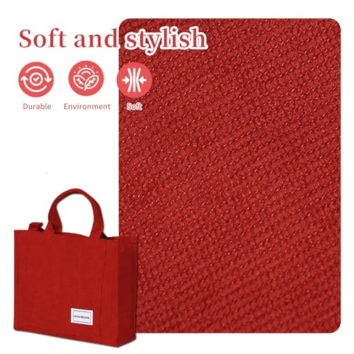 Image of Stylish Corduroy Women's Handbag - Vintage Design, Versatile & Practical for Everyday Use