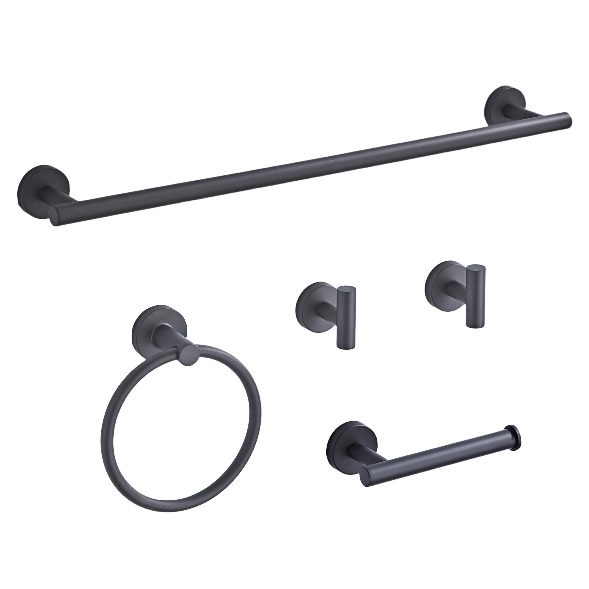 Brushed Gold Bathroom Hardware Set 5 Piece with Towel Racks for Bathroom, SUS304 Stainless Steel Bath Towel Bar Set, 24 Inch Wall Mounted Accessories Kit… — Amazon image 13
