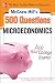 McGraw-Hill's 500 Microeconomics Questions: Ace Your College Exams: 3 Reading Tests + 3 Writing Tests + 3 Mathematics Tests (McGraw-Hill's 500 Questions)