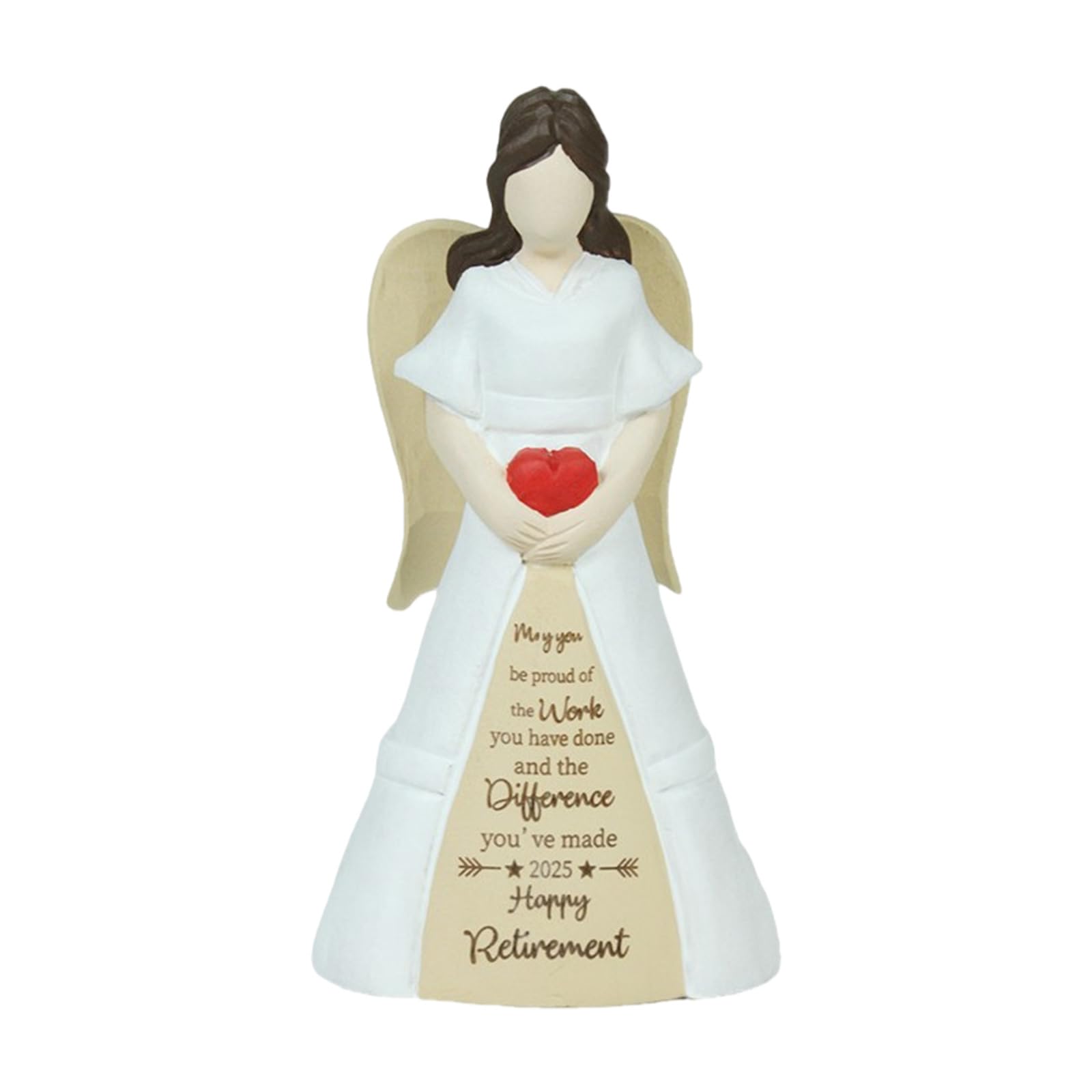 Osniyaw Multicolor Exquisite Hand Painted Winged Wooden Ornament, Meaningful Gift For Retirees 2026, Desk Decoration, Unique Retirement Souvenir