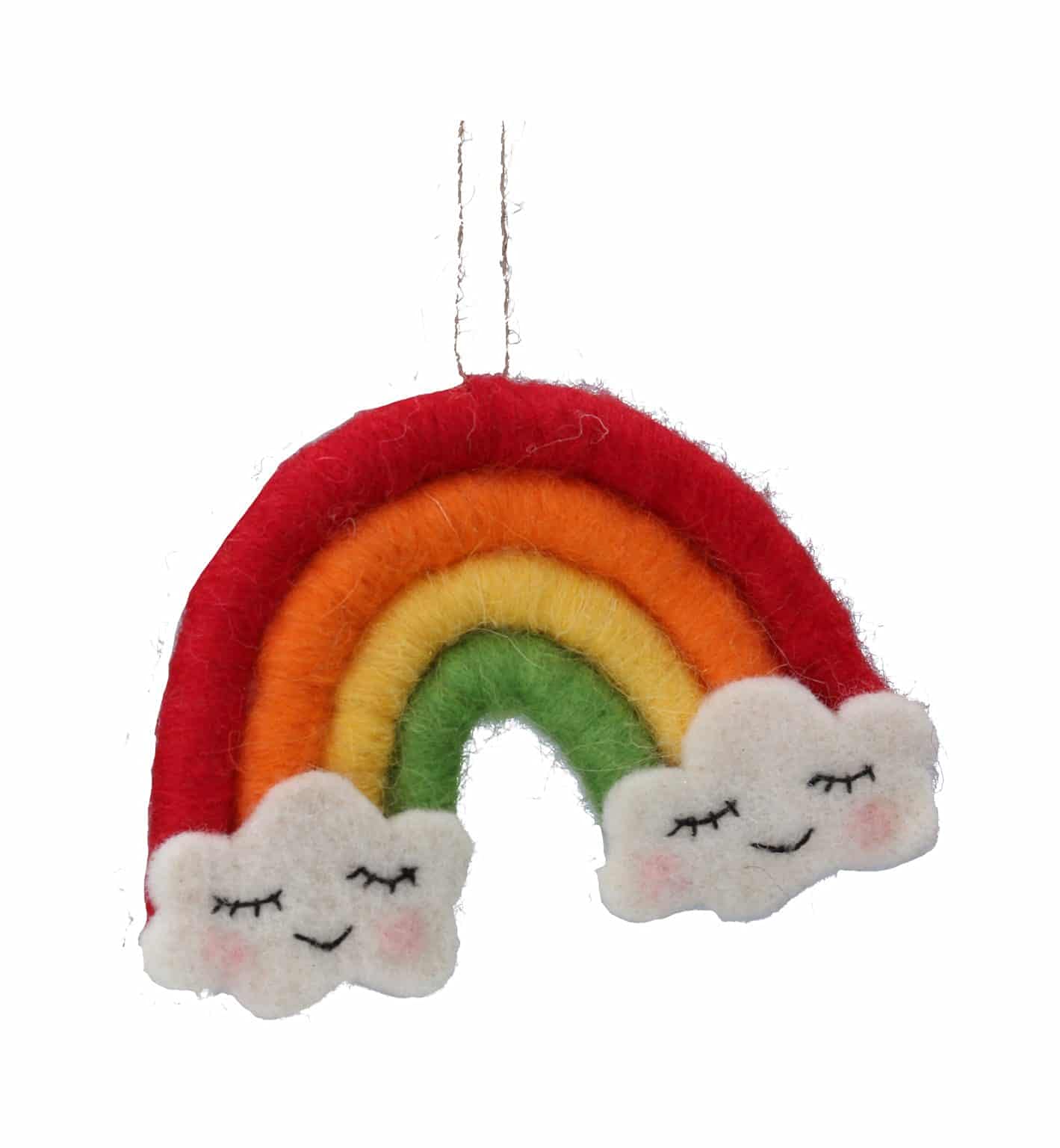Gisela Graham Wool Smiling Rainbow