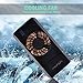 VIVI SKY Portable Phone Fan 3 In 1 Phone Cooling Fan Power Bank Stand Holder Suitable For Any Smart Phone Tablet(Black)