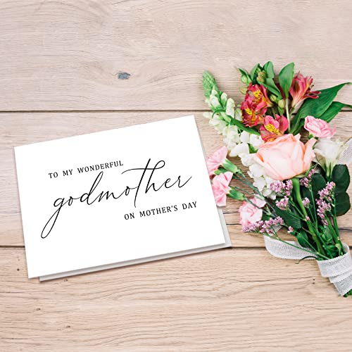Ojsensai Godmother Mothers Day Cards, God Mother Gifts From God Children, To My Wonderful God Mother On Mother’s Day Card #TOP4