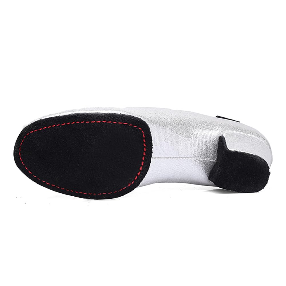 HIPPOSEUS Scarpe da Ballo Latino Americano Uomo Tacco Basso Salsa Tango