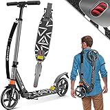 𝐒𝐓𝐀𝐁𝐈𝐋, 𝐋𝐄𝐈𝐂𝐇𝐓 𝐔𝐍𝐃 𝐖𝐄𝐍𝐃𝐈𝐆: Der vielseitige Flitzer unter den Scootern! Die leichte und angenehme Lenkung des Action Scooters sorgt für eine enorme Wendigkeit des kleinen Cruisers um auf der Pipe, dem Asphalt oder der Trainingsstrecke im Park tolle Übungen zu probieren. Die robuste Verarbeitung aus Aluminium sorgt nicht nur für die nötige Stabilität des Flitzers, sondern auch mit nur knapp über 6 Kilo für ein sehr leichtes Gefährt.