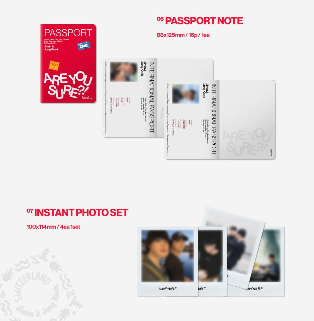 Amazon.com: Jimin x Jung Kook - Are You Sure?! Season2 PHOTOBOOK