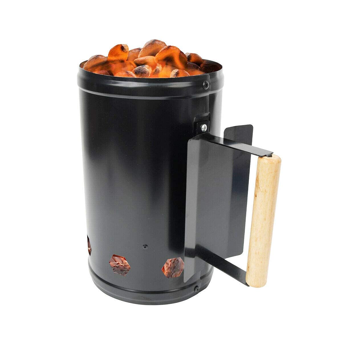 Citaaz Chimney Starter with Safety Handle, Charcoal Starter, Fire Starter, Coal Lighter,Barbecue Coal Chimney Starter, Burning Column Chimney Barbecue,16CM (B09X1QFNRM) Amazon Price History, Amazon Price Tracker