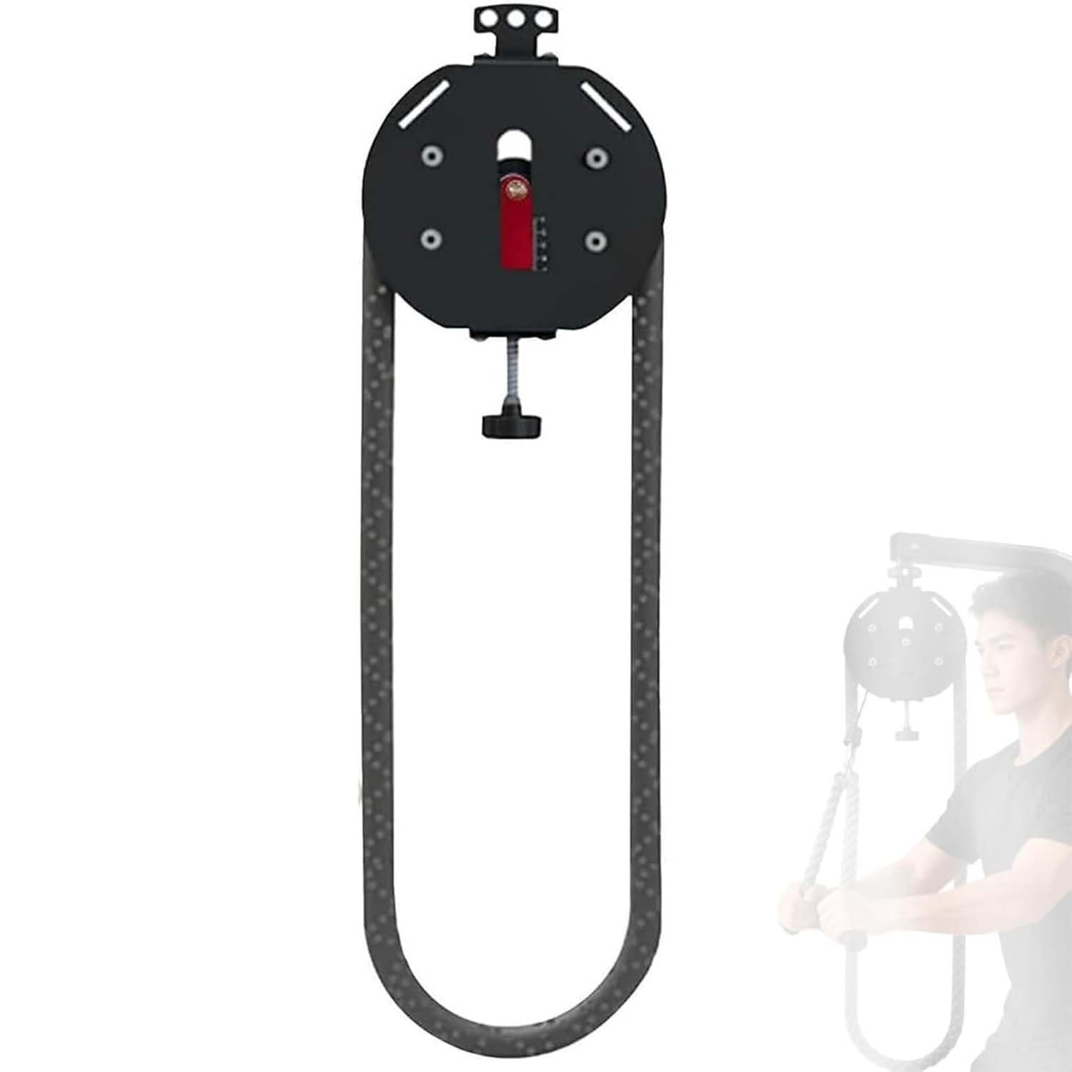 Maszyna z Liną do Siłowni, Endless Rope Trainer, Regulowane Ostrze do Tricepsa z Nośnością 150 kg, Maks Opór 30 kg, Premium Lina Nylonowa na Trening Siłowy Całego Ciała Koordynację