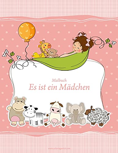 Malbuch Es ist ein Mädchen 1 (German Edition)