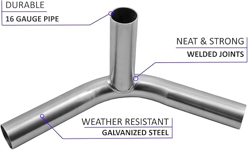 Miniatura 9 de Kit de marcos de accesorios para toldo, conectores de 1-38 pulgadas, acopladores para tienda de campaña de cochera, cobertizo de 3 vías, juego de 4