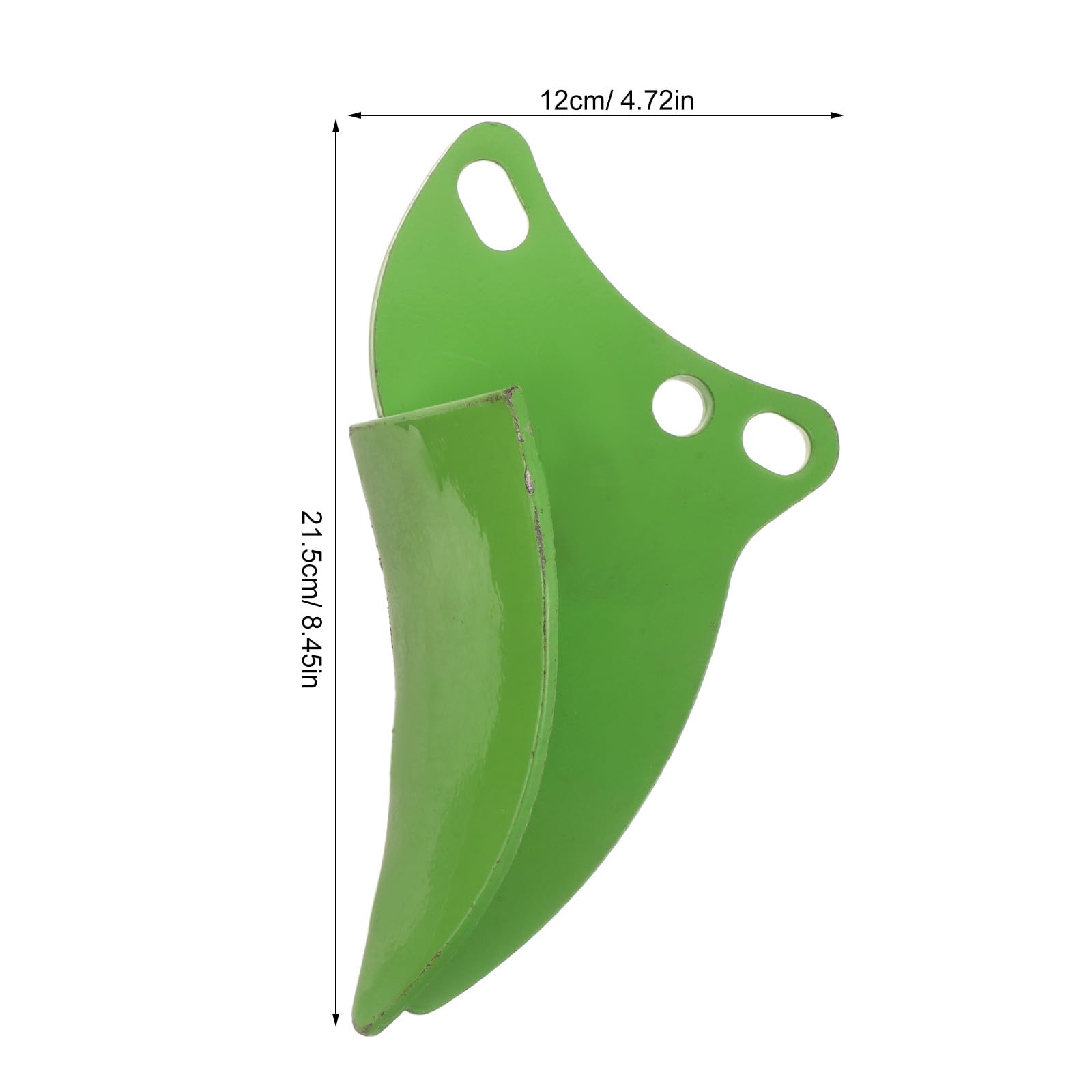 Operitacx 1 par de Cuchillas para arado, Izquierda y Derecha, para cultivador rotativo, Accesorio para implementos agrícolas, arado para Hacer bancales de jardín para labrar la Tierra con Tractor.