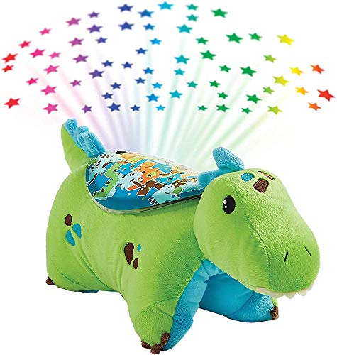 Pillow Pets Sleeptime Lites Green Dinosaur Stuffed Animal Plush Night Light