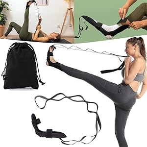 FlexStrap – Stretching Strap for Lower Back Pain and Hip, Improving Flexibility