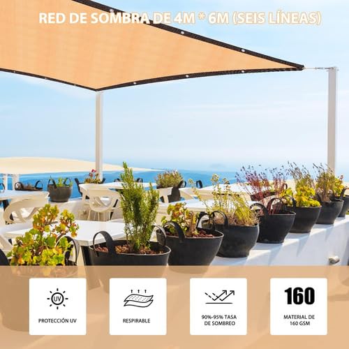 Consejos y reviews para comprar Malla sombra cafe de esta semana. 8 Imagen adicional