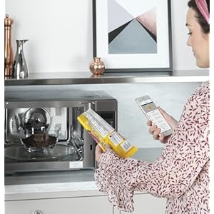 Cafe ceb515p4nwm countertop convection microwave oven broil auto cook roast defrost warm scan to cook wifi connectivity 1000 watts smart home kitchen essentials new 15 cu ft matte white  urban country home decor