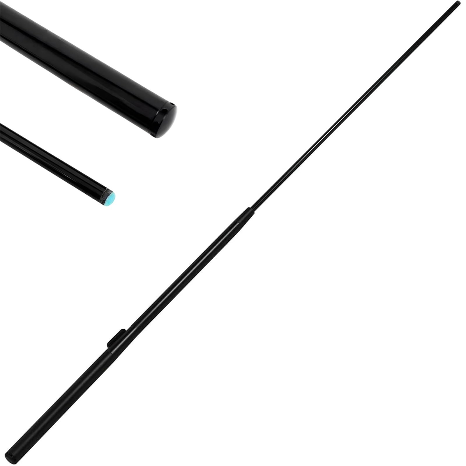 LZAQHMT 63" Automatic Ejection Pool Cue Stick 3 Adjustable Power Settings Spring-Loaded Billiard Cue 2-Piece Pool Stick For Billiard Lovers Players