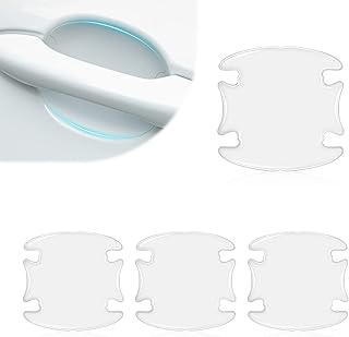 4 PCS Car Door Bowl Protector, Transparent Scratch Protector, Universal Paint Protection Film