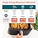 COSORI Pro Air Fryer Oven Combo, Max Xl Large Cooker with 100 Recipes, One-Touch Screen with 11 Presets and Shake Reminder, Nonstick and Dishwasher-Safe Detachable Square Basket, (Black, 5.8 QT)