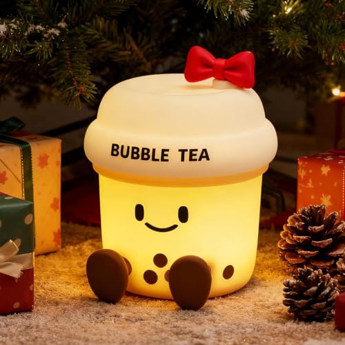 Lámpara de noche Milk Tea con control táctil y luz ajustable miniatura 7