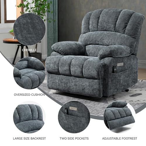 Sillón eléctrico reclinable con masaje y calefacción miniatura 3