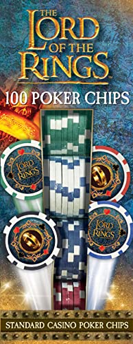 Masterpieces Casino - Lord of The Rings - 100 Piece Poker Chip Set with Tray