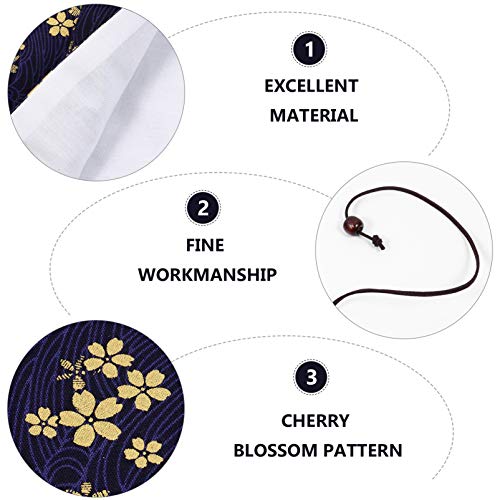 CLISPEED Capa de Livro Em Tecido Flores de Cerejeira Capa de Livro Estampada Em Ouro para Scrapbook