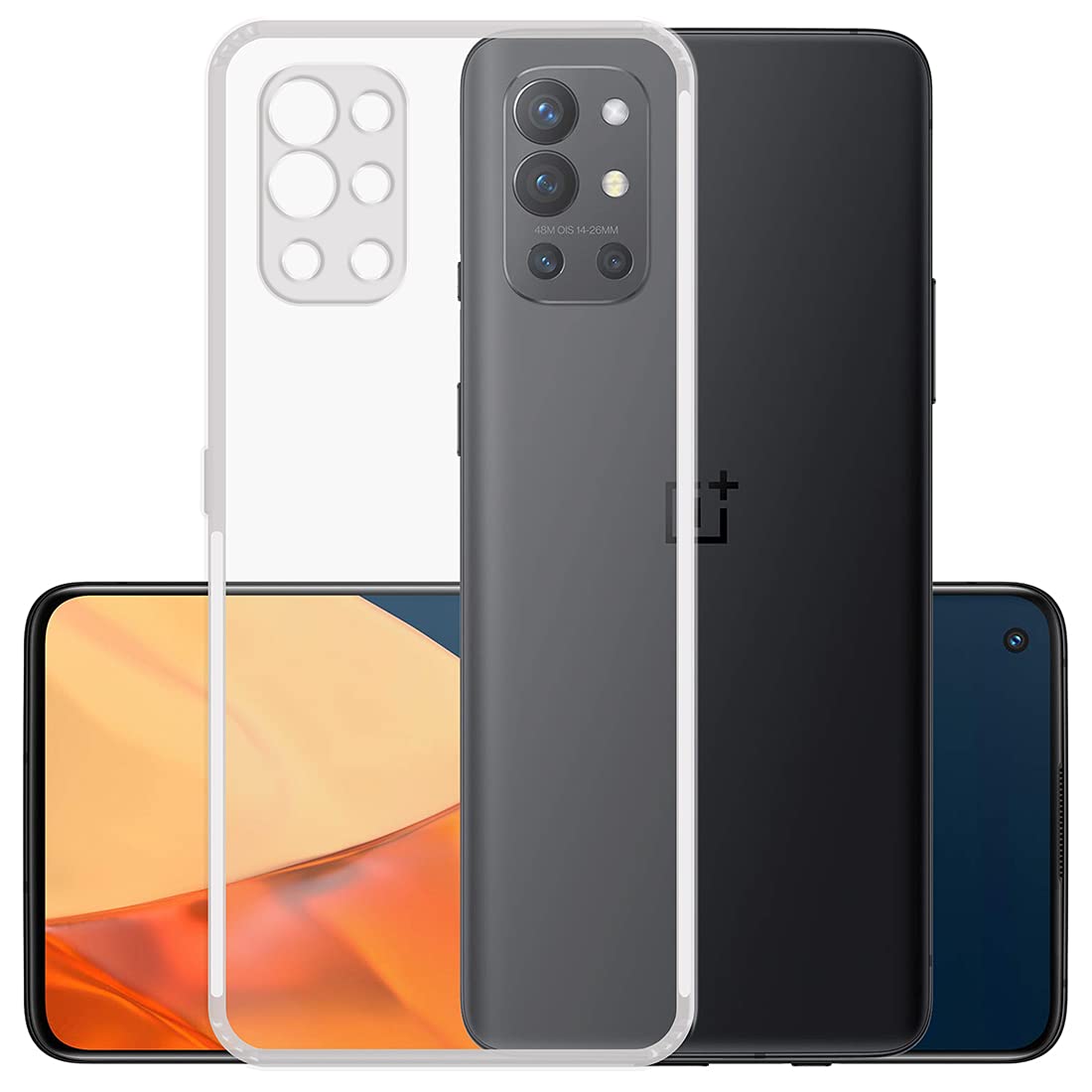 Amazon Brand - Solimo Silicone Anti Dust Plug Mobile Cover (Soft & Flexible Back Case) For Oneplus 9R (Transparent) (B098PJM89R) Amazon Price History, Amazon Price Tracker