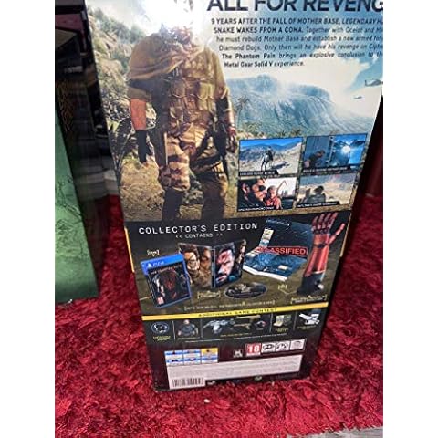 Metal Gear Solid 5 Collectors Edition for PS4 Cover