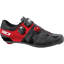 Chaussures Cyclisme Peloton - Taille 42 EU (9 US) - Noir/rouge - Avec Crampons 3 Trous