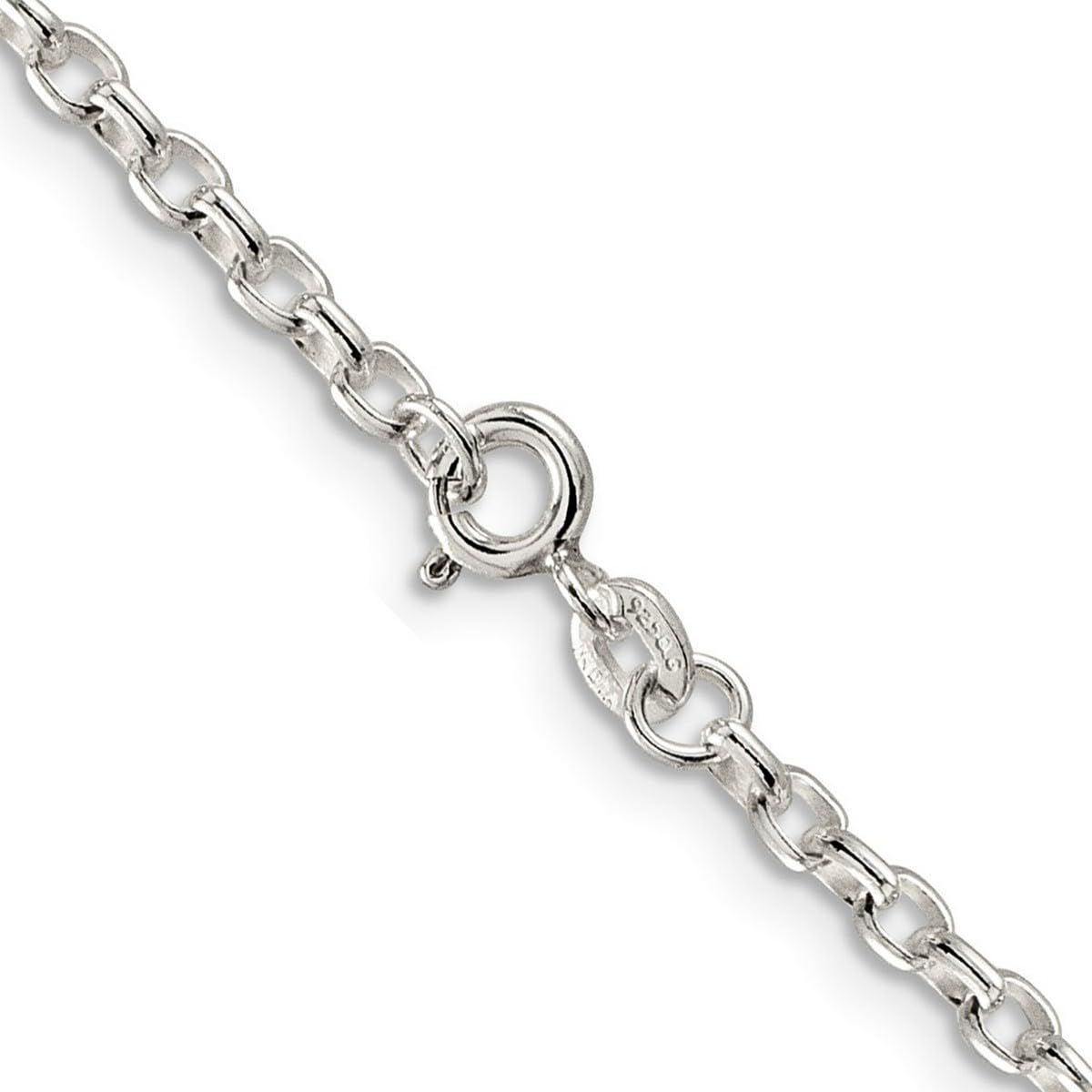 Federring aus 925er Sterlingsilber, 2,75 mm, oval, Geschenk für Mama