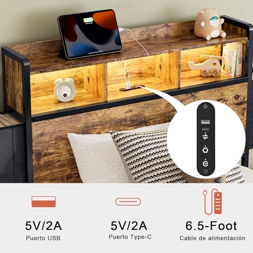 Listado de Cama Individual Walmart - solo los mejores. 24 Cama Individual Walmart marca HOMELYA (3)