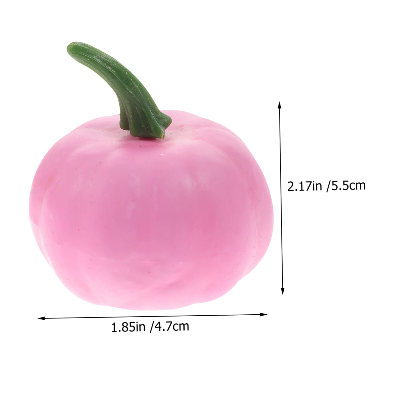 Alipis 60 Pz zucca artificiale halloween pumpkin addobbi autunnali ornamenti di zucca schiume puntelli di zucche decorazioni autunnali per la casa decorazioni di Schiuma rosa
