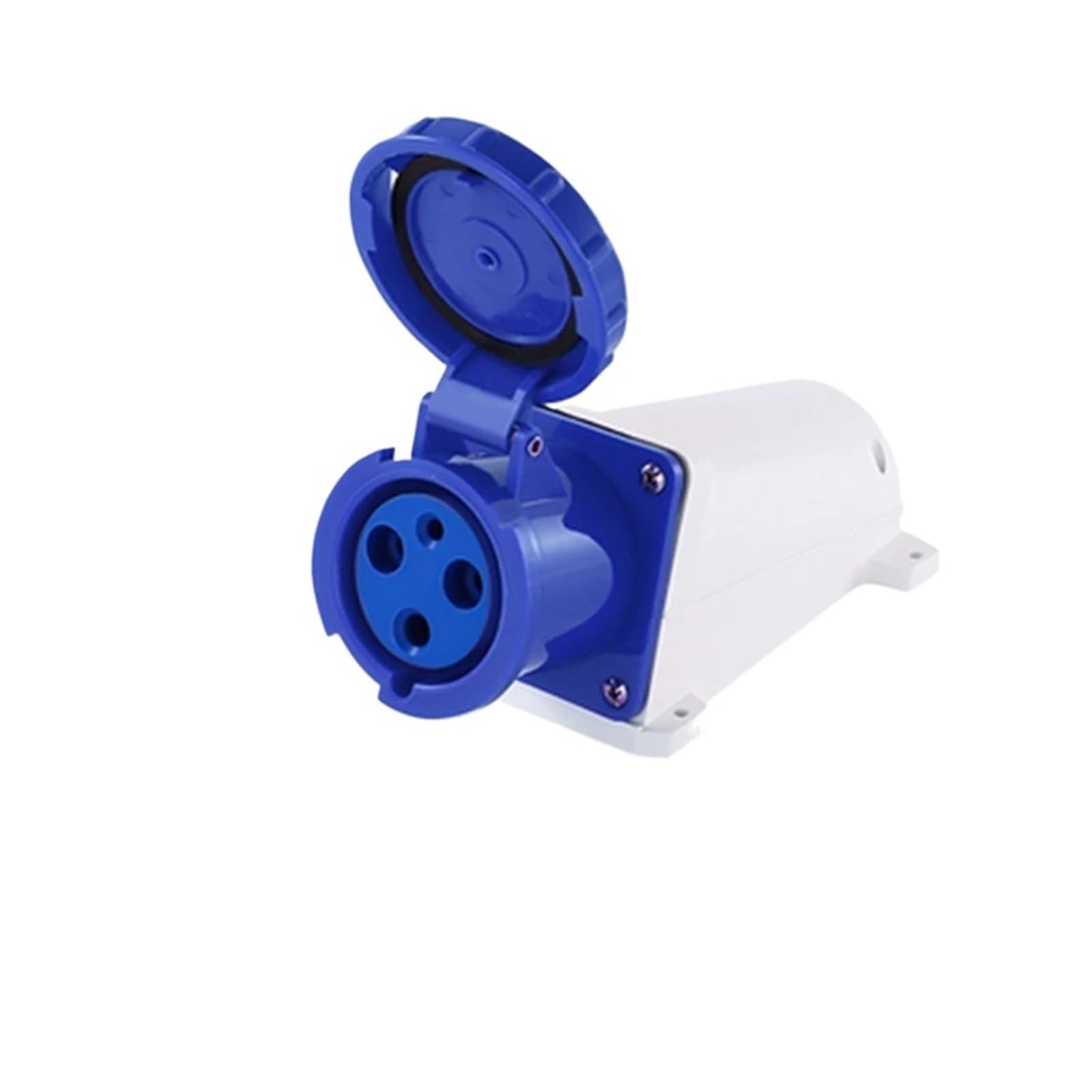 Prise Industrielle étanche 3 pôles, 4, 5 Broches, Anti-poussière, IP67, mâle et Femelle, 63 A, 125 A, Prise montée 380 V, 415(3P63A Wall Mounted)