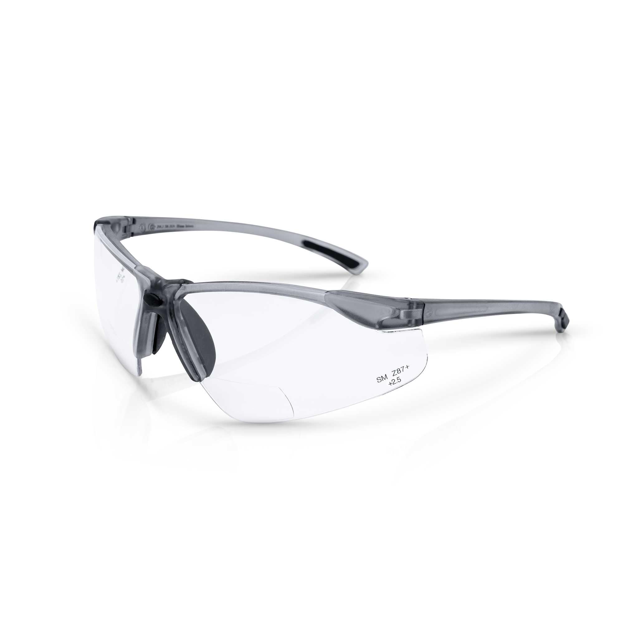 Sellstrom XM340RX Bifokale Schutzbrille Lesegerät – Augenschutzbrille für Damen und Herren – klare Gläser, ANSI Z87.1