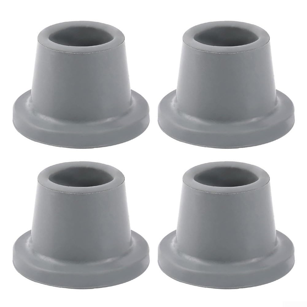 60mm Rubber End Covers for Shower Chairs, Non Slip Design for Safety and Ease of Use (4pcs)