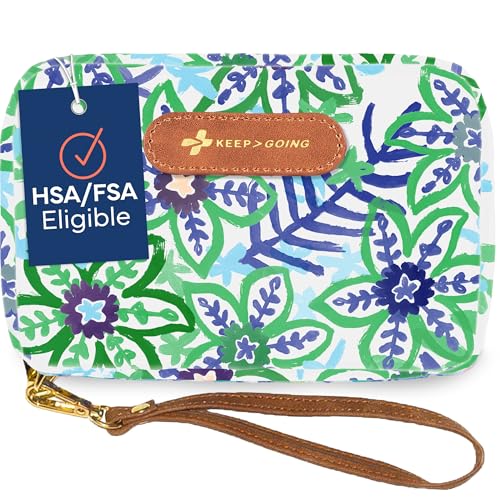 Image of KeepGoing Travel First Aid Kit for Kids – 130 Pc. for Car, Home, Purse, Diaper Bag & Backpack with Latex-Free Bandages - Mini First Aid Kit Travel Size TSA-Approved