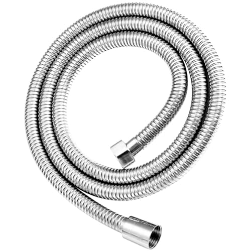 HOMOCONO Manguera De Ducha De Acero Inoxidable 2 Metros Tubo Flexible Anti Torsión Repuesto Universal Para Ducha Compatible Con Conexiones Estándar Manguera De Ducha Práctica y Duradera