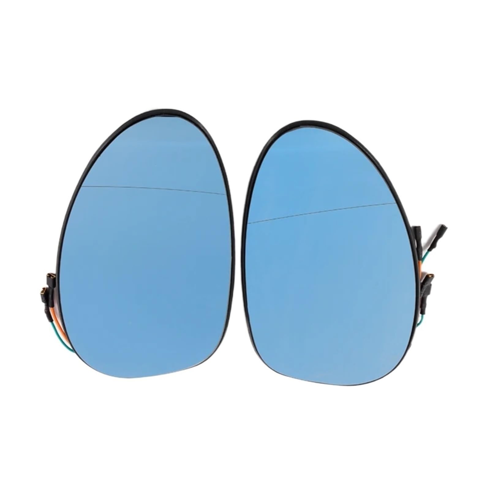 Vetro specchietto laterale automatico per BMW per E46 2004-2009 Per E87 E88 2004-2008 Vetro specchietto blu riscaldato grandangolare 4 pin per auto Vetro Retrovisore