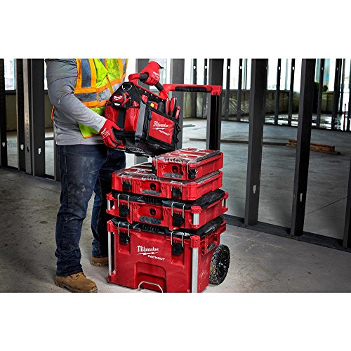 Milwaukee PACKOUT 11-Compartment Small Parts Organizer, Versatile and Durable Modular Storage Syatem, Impact Resistant and Weather Sealed with Heavy Duty Latches and Reinforced Hinge